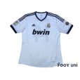 Photo1: Real Madrid 2012-2013 Home Shirt #14 Xabier Alonso 110 ANOS 1902-2012 Patch/Badge LFP Patch/Badge (1)