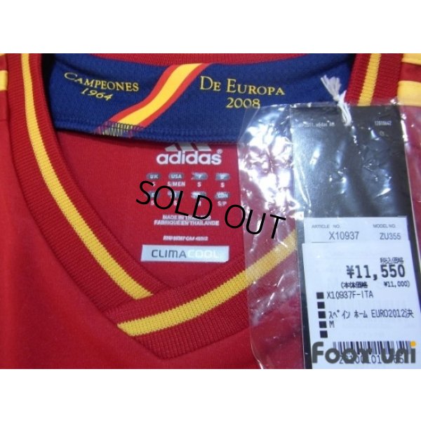 Photo3: Spain Euro 2012 Home Shirt w/tags