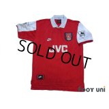 Arsenal 1994-1996 Home Shirt #10 Bergkamp The F.A. Premier League Patch/Badge