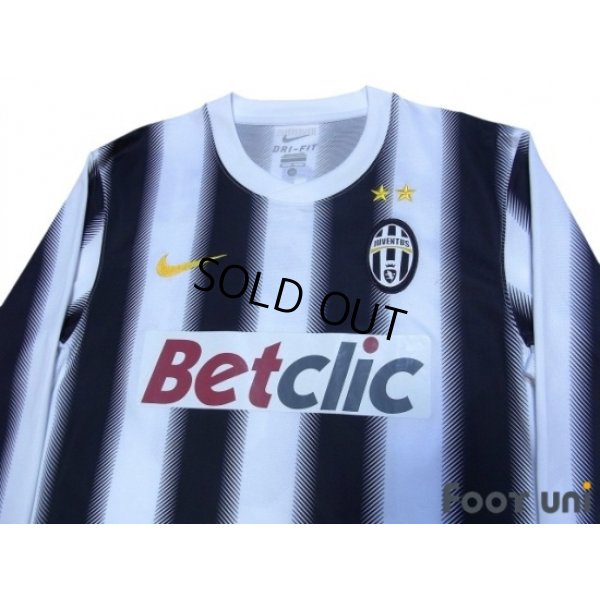 Photo3: Juventus 2011-2012 Home Long Sleeve Shirt #10 Del Piero