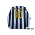 Photo2: Juventus 2011-2012 Home Long Sleeve Shirt #10 Del Piero (2)