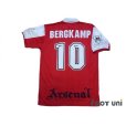 Photo2: Arsenal 1994-1996 Home Shirt #10 Bergkamp The F.A. Premier League Patch/Badge (2)