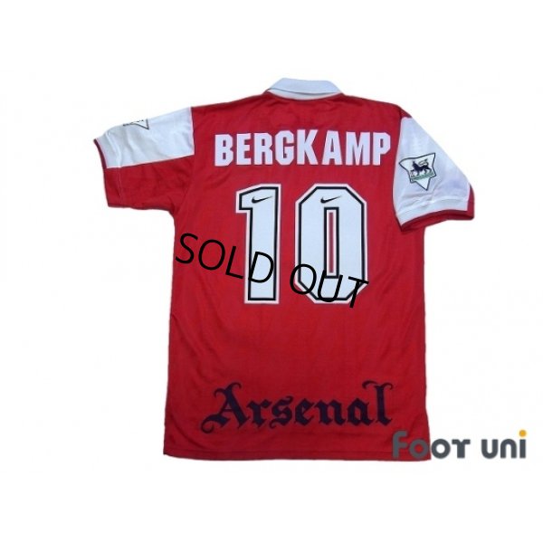 Photo2: Arsenal 1994-1996 Home Shirt #10 Bergkamp The F.A. Premier League Patch/Badge