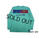 FC Barcelona 2010-2011 Away Long Sleeve Shirt LFP Patch/Badge