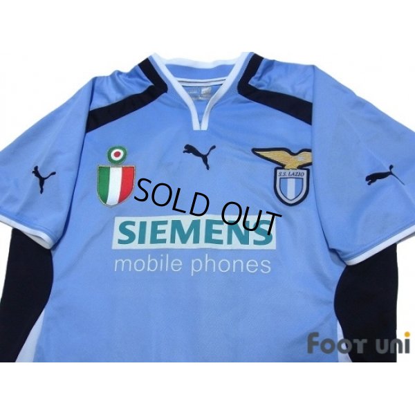 Photo3: Lazio 2000-2001 Home Shirt #11 Mihajlovic Scudetto Patch/Badge
