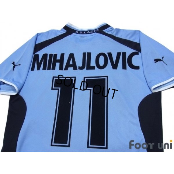 Photo4: Lazio 2000-2001 Home Shirt #11 Mihajlovic Scudetto Patch/Badge