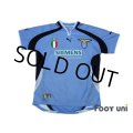 Lazio 2000-2001 Home Shirt #11 Mihajlovic Scudetto Patch/Badge