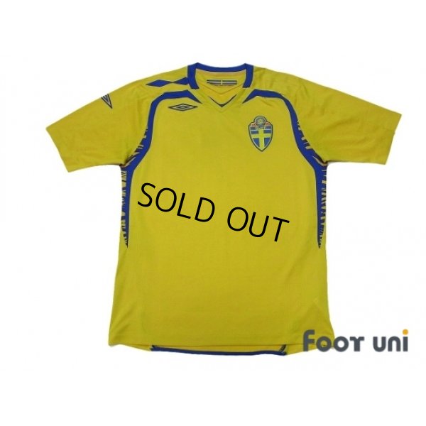 Photo1: Sweden Euro 2008 Home Shirt