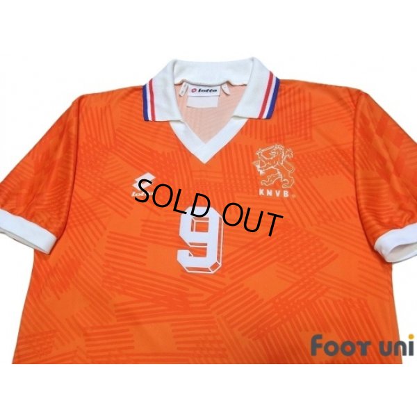 Photo3: Netherlands Euro 1992 Home Shirt #9 van Basten