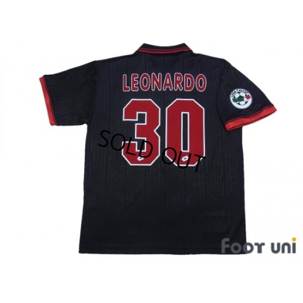 Photo2: AC Milan 1997-1998 3rd Shirt #30 Leonardo Lega Calcio Patch/Badge