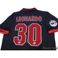 Photo4: AC Milan 1997-1998 3rd Shirt #30 Leonardo Lega Calcio Patch/Badge (4)