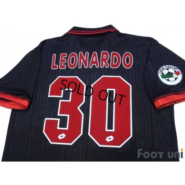 Photo4: AC Milan 1997-1998 3rd Shirt #30 Leonardo Lega Calcio Patch/Badge