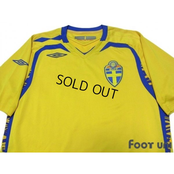 Photo3: Sweden Euro 2008 Home Shirt