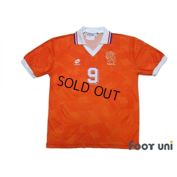 Photo1: Netherlands Euro 1992 Home Shirt #9 van Basten