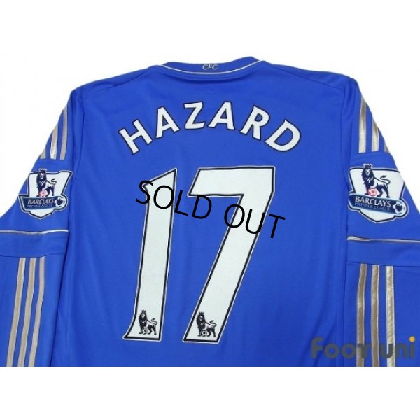 Photo4: Chelsea 2012-2013 Home Long Sleeve Shirt #17 Hazard BARCLAYS PREMIER LEAGUE Patch/Badge