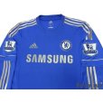 Photo3: Chelsea 2012-2013 Home Long Sleeve Shirt #17 Hazard BARCLAYS PREMIER LEAGUE Patch/Badge (3)