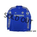 Chelsea 2012-2013 Home Long Sleeve Shirt #17 Hazard BARCLAYS PREMIER LEAGUE Patch/Badge