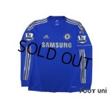 Chelsea 2012-2013 Home Long Sleeve Shirt #17 Hazard BARCLAYS PREMIER LEAGUE Patch/Badge