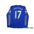 Photo2: Chelsea 2012-2013 Home Long Sleeve Shirt #17 Hazard BARCLAYS PREMIER LEAGUE Patch/Badge (2)