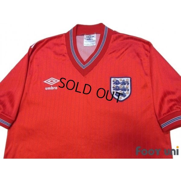 Photo3: England 1984 Away Shirt
