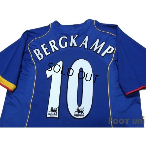 Photo4: Arsenal 2004-2006 Away Shirt #10 Bergkamp