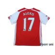 Photo2: Arsenal 2014-2015 Home Shirt #17 Alexis Sanchez (2)