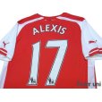 Photo4: Arsenal 2014-2015 Home Shirt #17 Alexis Sanchez