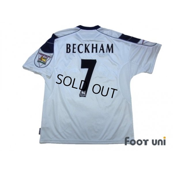 Photo2: Manchester United 2000-2001 Away Shirt #7 Beckham