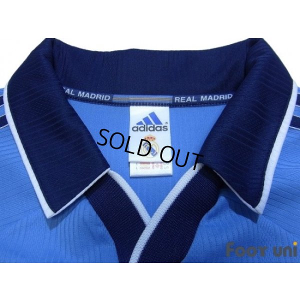 Photo5: Real Madrid 1999-2001 Away Authentic Long Sleeve Shirt #10 Figo