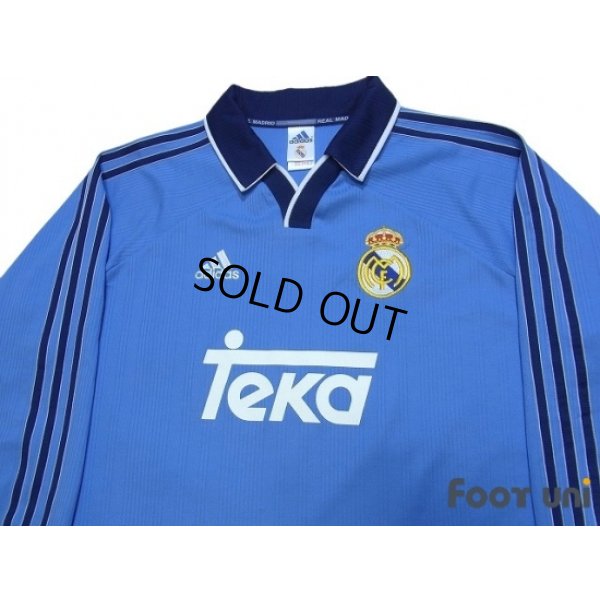 Photo3: Real Madrid 1999-2001 Away Authentic Long Sleeve Shirt #10 Figo