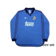 Photo1: Real Madrid 1999-2001 Away Authentic Long Sleeve Shirt #10 Figo (1)