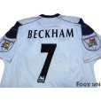 Photo4: Manchester United 2000-2001 Away Shirt #7 Beckham (4)