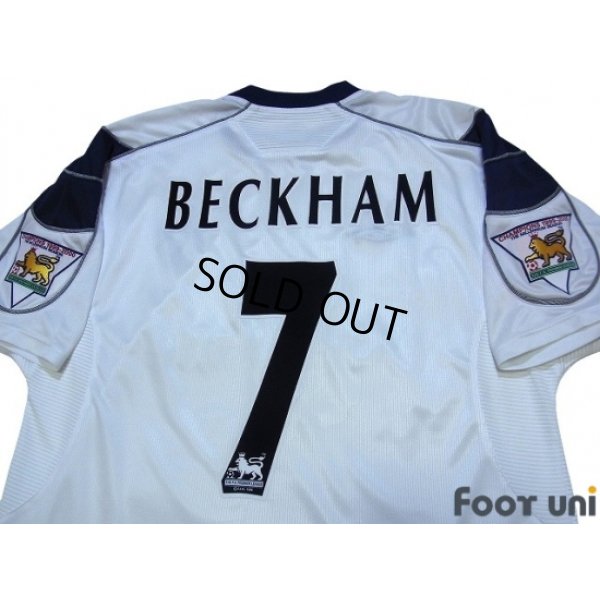 Photo4: Manchester United 2000-2001 Away Shirt #7 Beckham