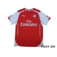 Photo1: Arsenal 2014-2015 Home Shirt #17 Alexis Sanchez (1)