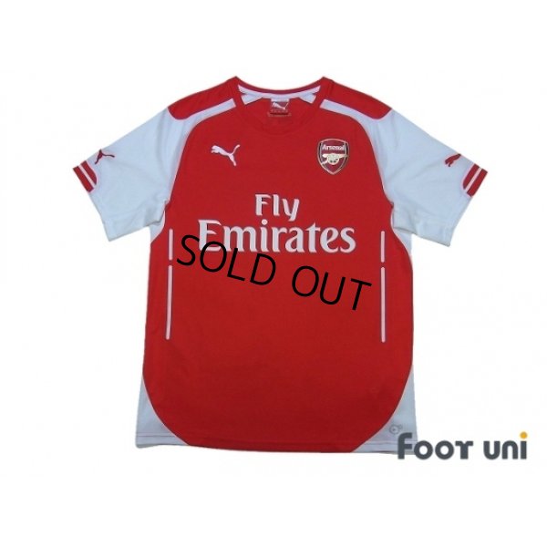 Photo1: Arsenal 2014-2015 Home Shirt #17 Alexis Sanchez