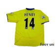 Photo2: Arsenal 2003-2005 Away Shirt #14 Henry (2)