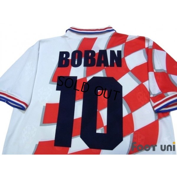 Photo4: Croatia 1998 Home Shirt #10 Boban