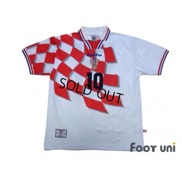 Photo1: Croatia 1998 Home Shirt #10 Boban