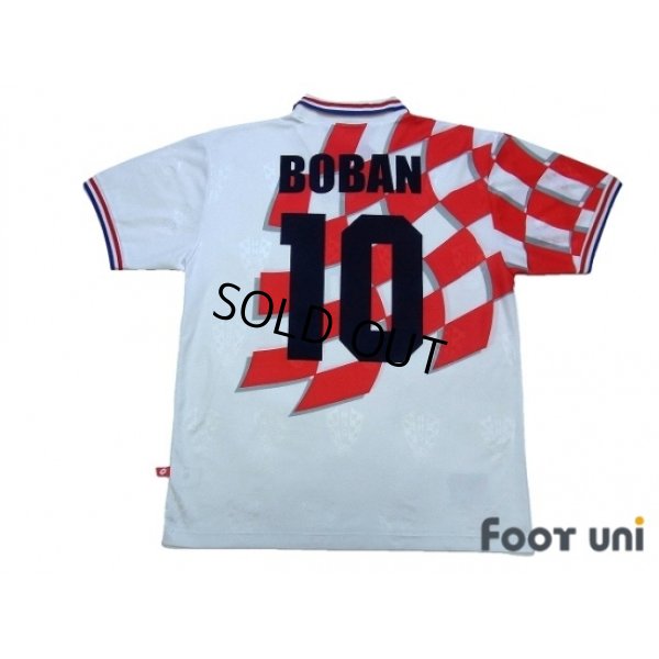 Photo2: Croatia 1998 Home Shirt #10 Boban