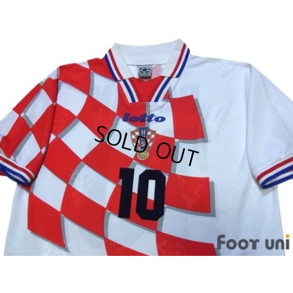 Photo3: Croatia 1998 Home Shirt #10 Boban