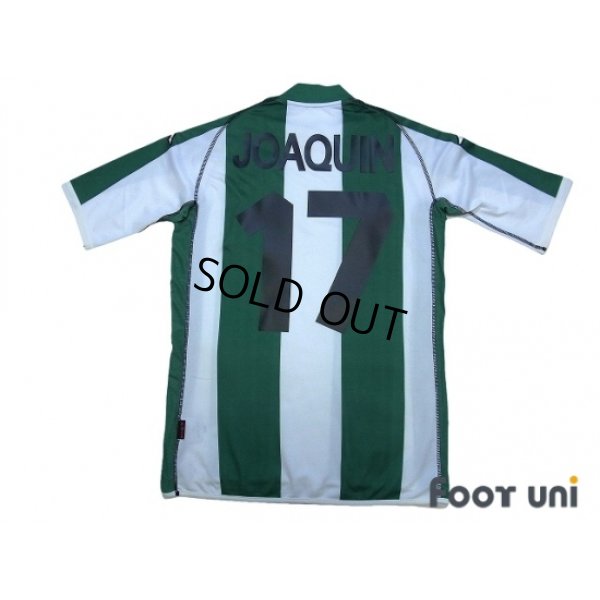 Photo2: Real Betis 2002-2003 Home Shirt #17 Joaquin Sanchez