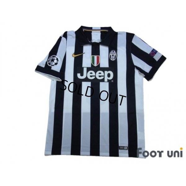 Photo1: Juventus 2014-2015 Home Shirt #6 Pogba Champions League Patch/Badge w/tags