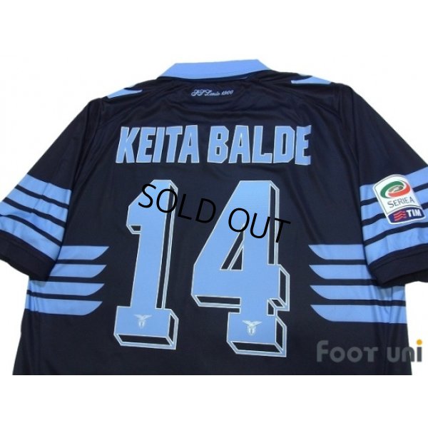 Photo4: Lazio 2015-2016 Away Shirt #14 Keita Balde Serie A Tim Patch/Badge