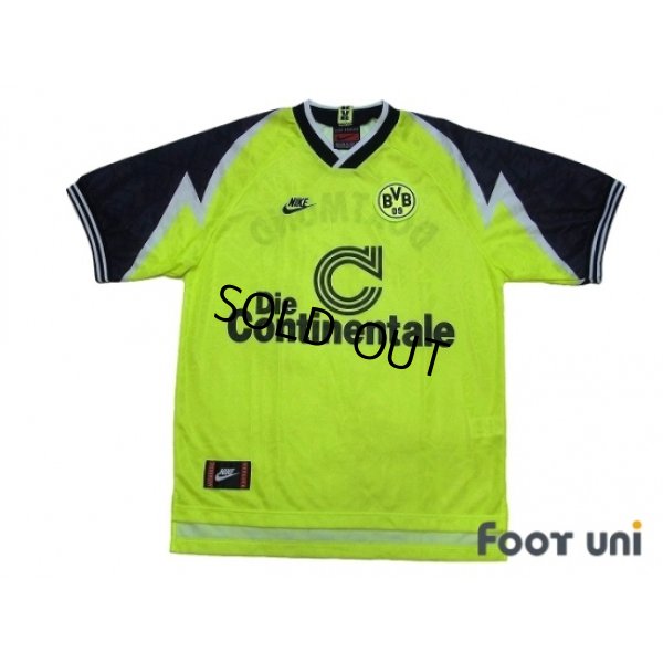 Photo1: Borussia Dortmund 1995-1996 Home Shirt