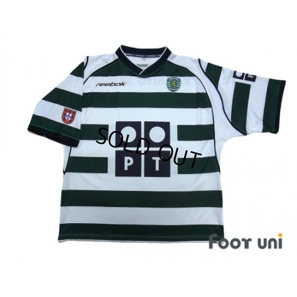 Photo1: Sporting CP 2002-2003 Home Shirt 