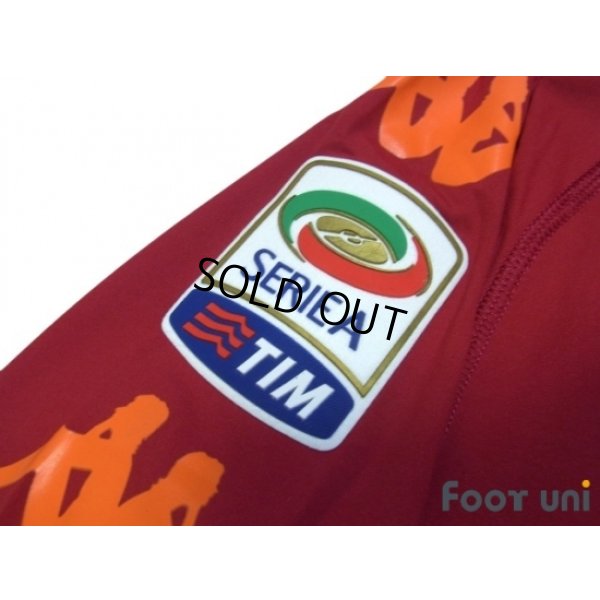 Photo7: AS Roma 2010-2011 Home Shirt #16 De Rossi Serie A Tim Patch/Badge w/tags