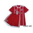 Photo1: Bayern Munchen 2017-2018 Home Authentic Shirt and Shorts Set (1)