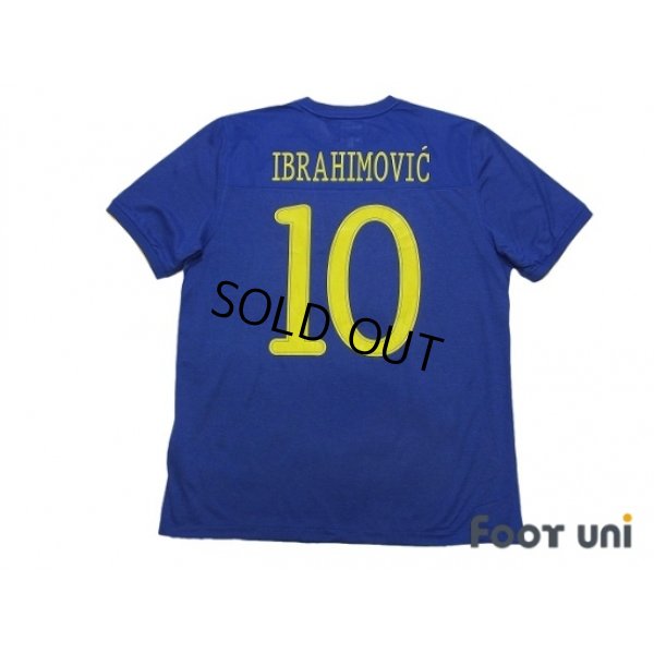 Photo2: Sweden 2010 Away Shirt #10 Ibrahimovic