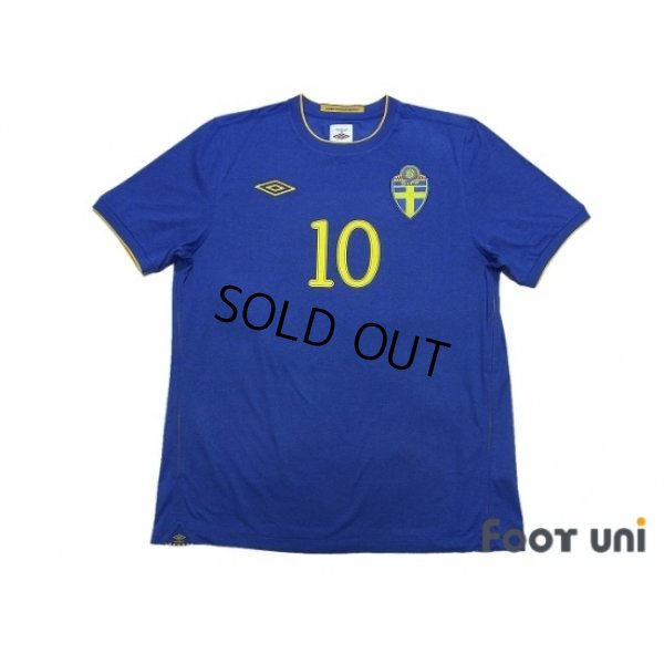 Photo1: Sweden 2010 Away Shirt #10 Ibrahimovic