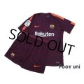 FC Barcelona 2017-2018 3rd Authentic Shirt and Shorts Set La Liga Patch/Badge